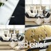 GWELL Lot de 4 Taies d'oreillers Impression Or Blanc Housses de Coussin Canapé Coussin Décoratif 45 × 45 cm - B077P5FHBT